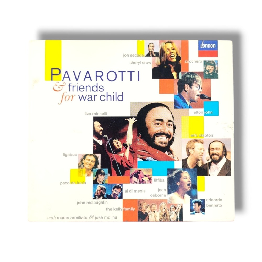 Pavarotti & Friends‎ for War Child CD Dec 1996 Factory New and Sealed